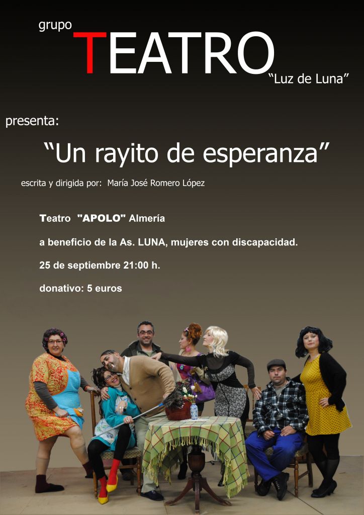 Obra teatral benéfica para la Asociación de Mujeres con Discapacidad ‘Luna’