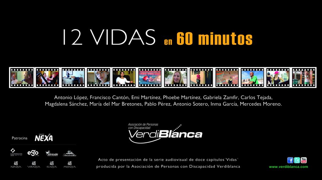 Proyección de ’12 Vidas en 60 minutos’ en el Teatro Cervantes