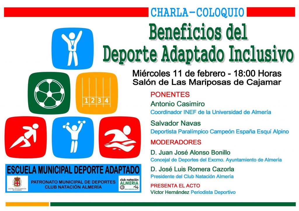 Charla-Coloquio ‘Los beneficios del Deporte Adaptado Inclusivo’