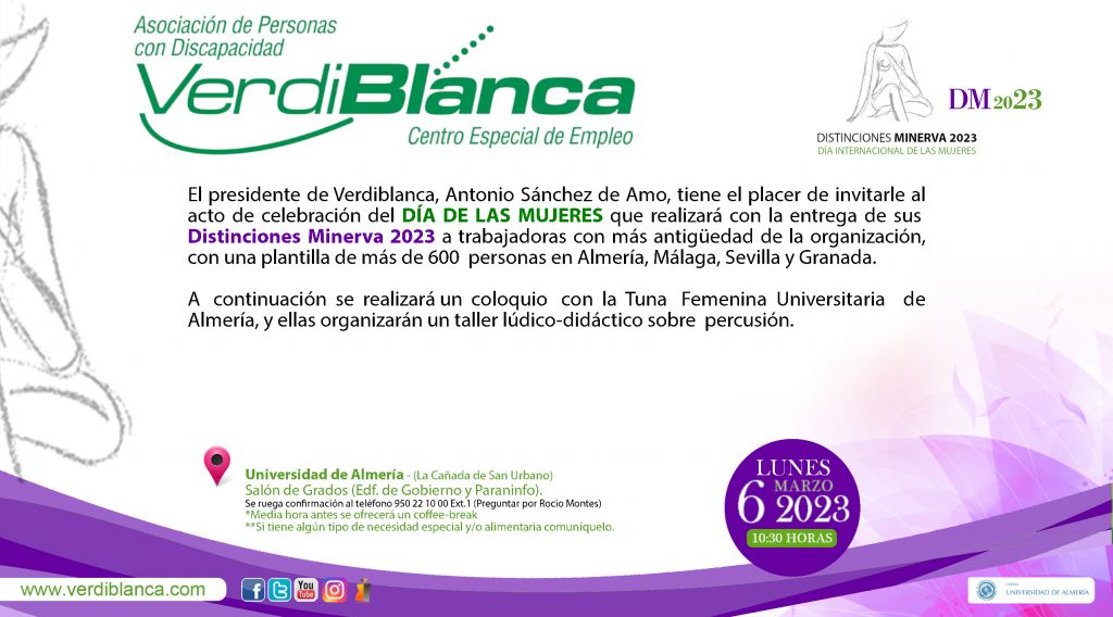 Entrega de las Distinciones Minerva 2023 con la Tuna Femenina Universitaria