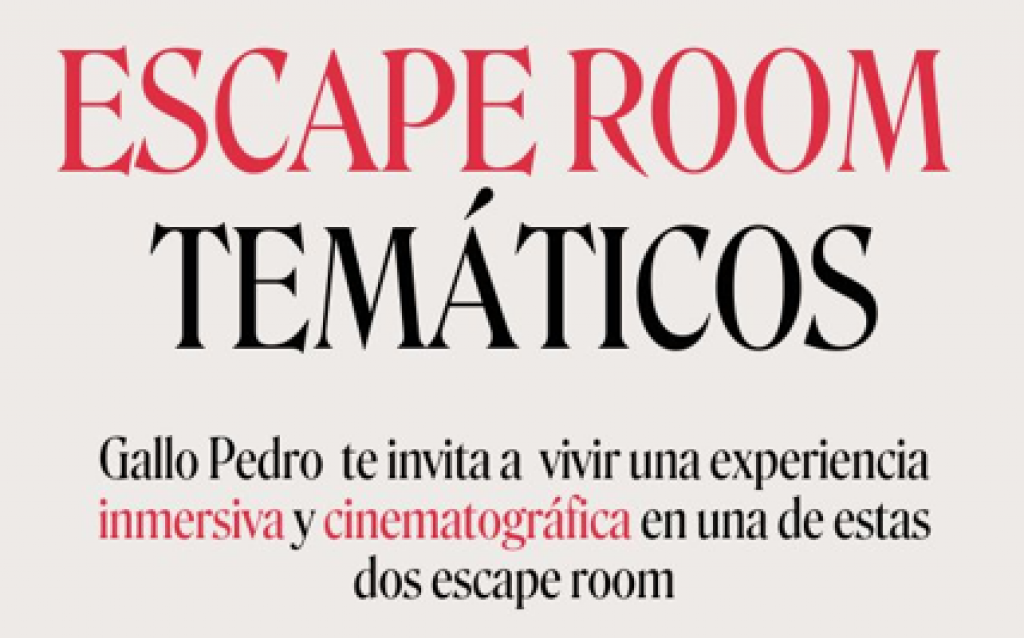 Scape Room de cine con ‘Las aventuras de Miércoles’ y ‘La Bella y la Bestia’